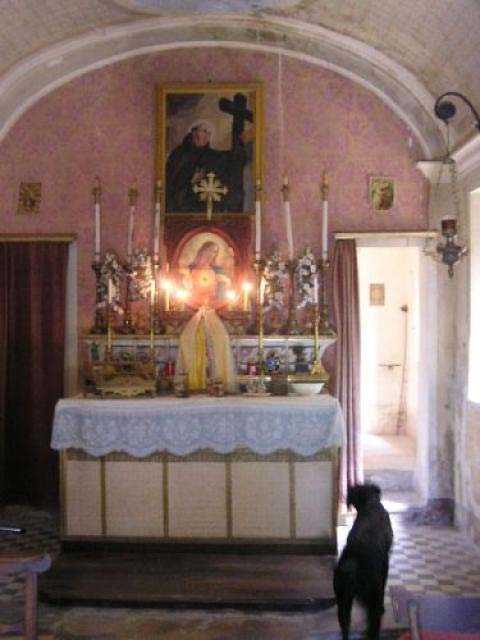 La cappella privata di Villa Scalco