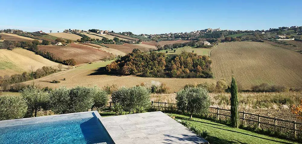le colline marchigiane intorno Senigallia